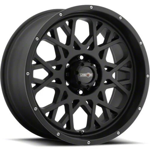 Rocker Satin Black 6-Lug Wheel; 18x9; -12mm Offset (07-14 Tahoe)