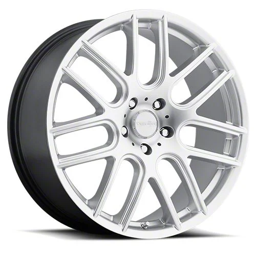 Cross Hyper Silver Wheel; 20x8.5; 40mm Offset (10-15 Camaro)