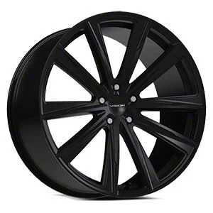 Splinter Satin Black Wheel; Rear Only; 20x10.5; 20mm Offset (10-15 Camaro)