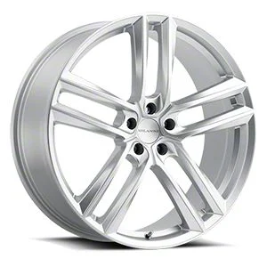 Clutch Hyper Silver Wheel; 18x8.5; 32mm Offset (07-10 AWD Charger)
