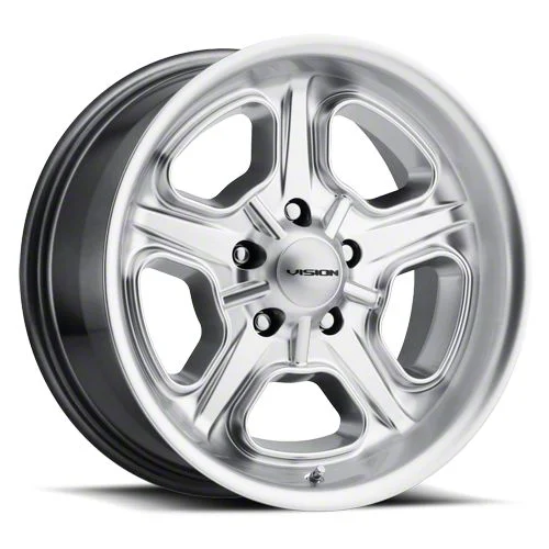Daytona Hyper Silver Wheel; 20x8.5; 10mm Offset (06-10 RWD Charger)
