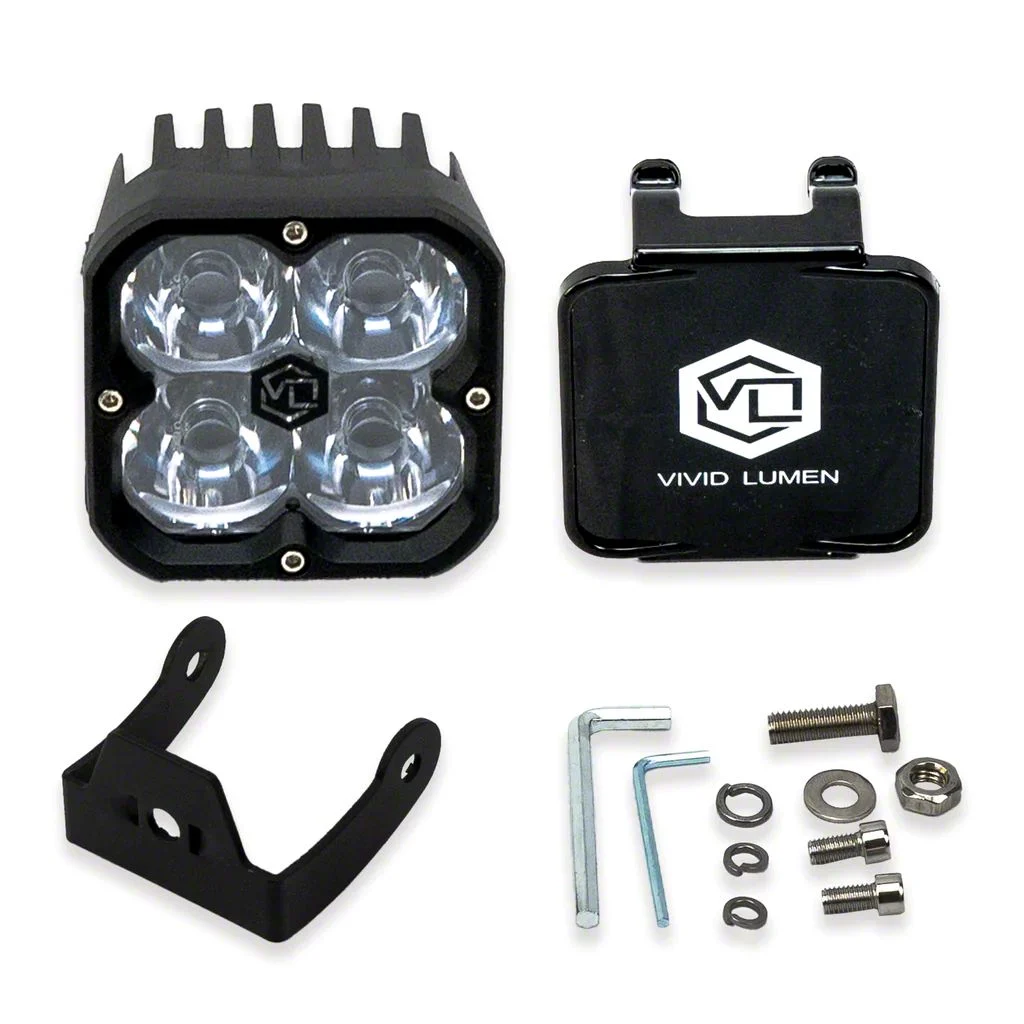 Vivid Lumen Industries FNG Intense 20W 3-Inch LED Light Pod; Spot Beam (Universal; Some Adaptation May Be Required)