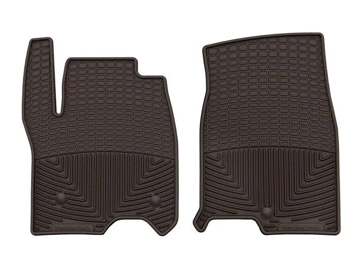 Weathertech All-Weather Front Rubber Floor Mats; Cocoa (21-26 Yukon)