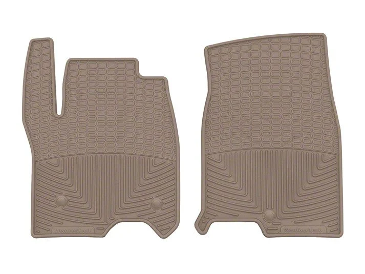 Weathertech All-Weather Front Rubber Floor Mats; Tan (21-26 Yukon)