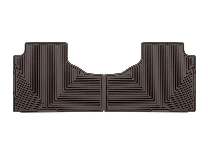 Weathertech All-Weather Rear Rubber Floor Mats; Cocoa (21-26 Yukon)