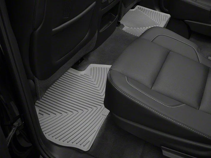 Weathertech All-Weather Rear Rubber Floor Mats; Gray (15-20 Yukon)