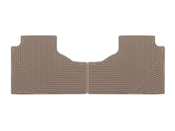 Weathertech All-Weather Rear Rubber Floor Mats; Tan (21-26 Yukon)