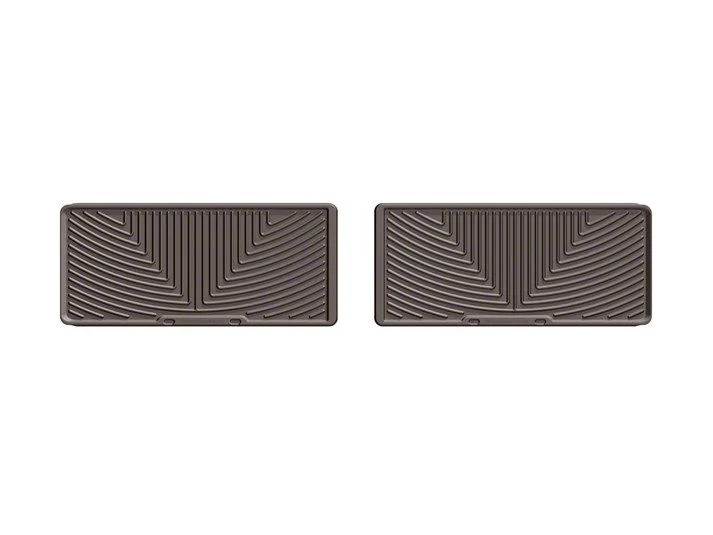 Weathertech All-Weather Third Row Rubber Floor Mats; Cocoa (15-20 Yukon)