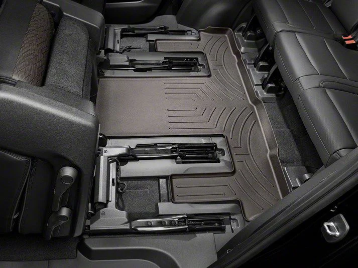 Weathertech DigitalFit Third Row Floor Liner; Cocoa (21-26 Yukon w/ 2nd Row Bucket Seats)