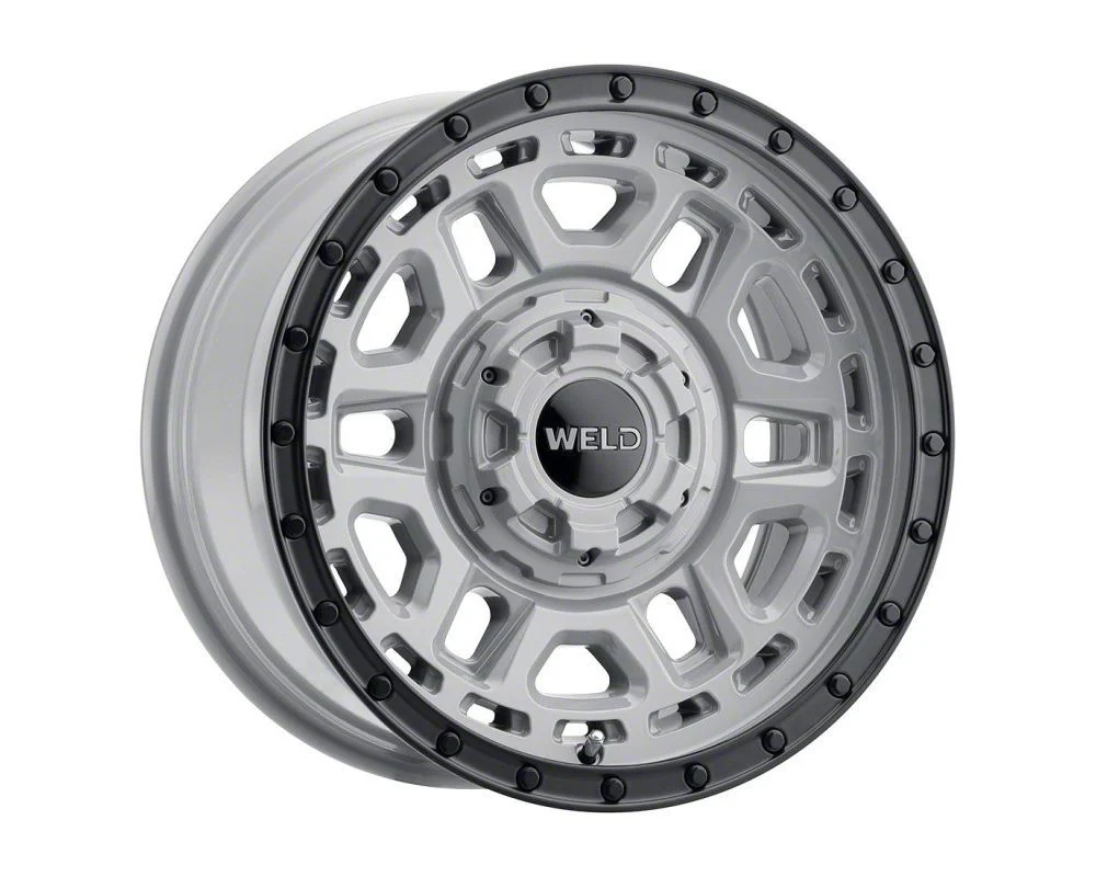 Weld Off-Road Crux Gloss Armor Gray 6-Lug Wheel; 17x9; 0mm Offset (07-14 Tahoe)