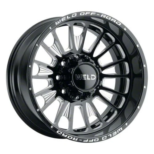 Weld Off-Road Scorch Gloss Black Milled 6-Lug Wheel; 20x10; 13mm Offset (07-14 Tahoe)