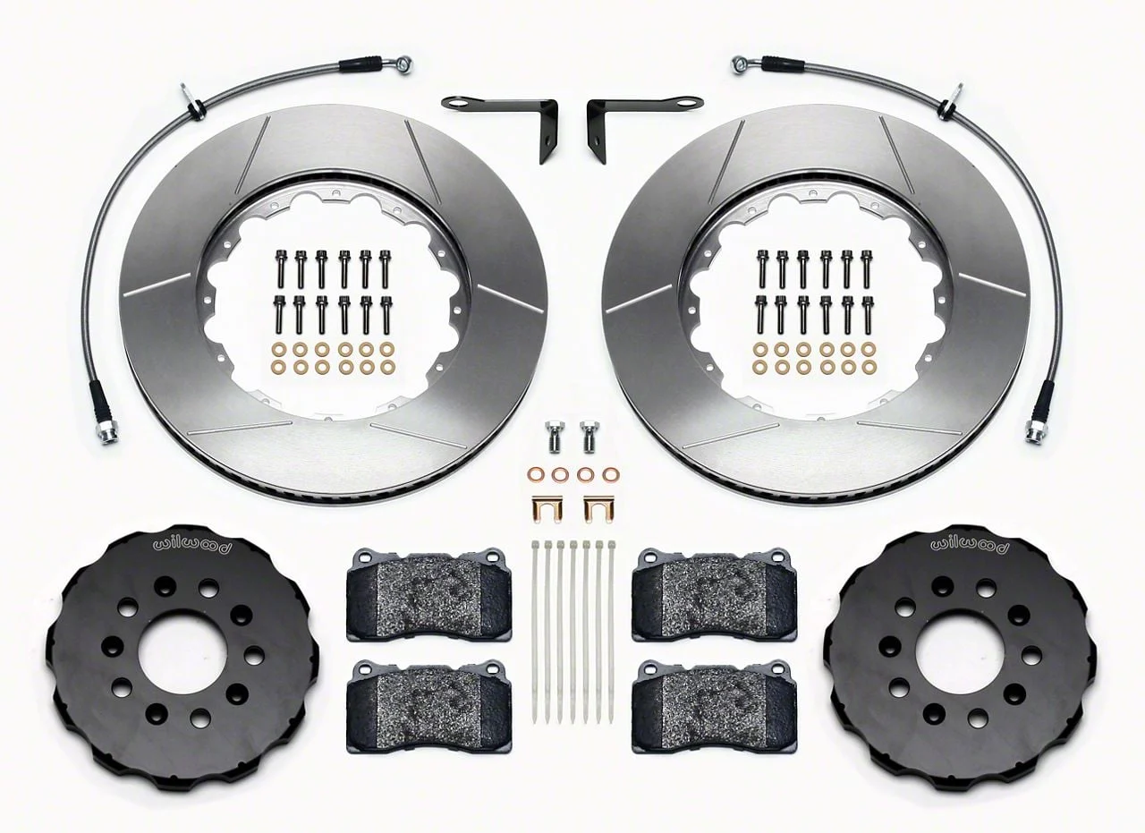 Wilwood Promatrix Slotted Rotors; Front Pair (11-14 Mustang GT w/ Performance Pack; 12-13 Mustang BOSS 302; 07-12 Mustang GT500)