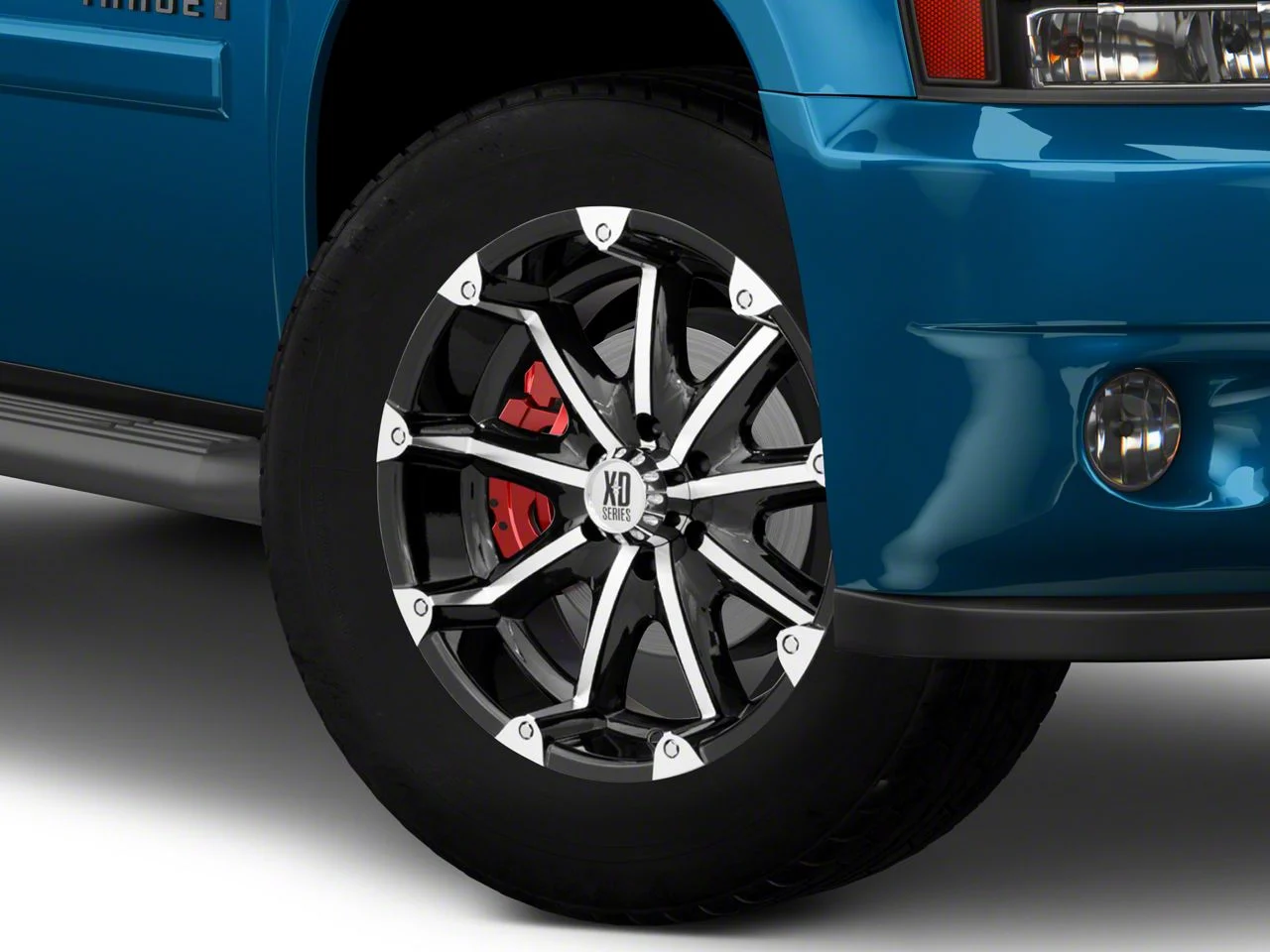 XD Badlands Gloss Black Machined 6-Lug Wheel; 20x9; 18mm Offset (07-14 Tahoe)