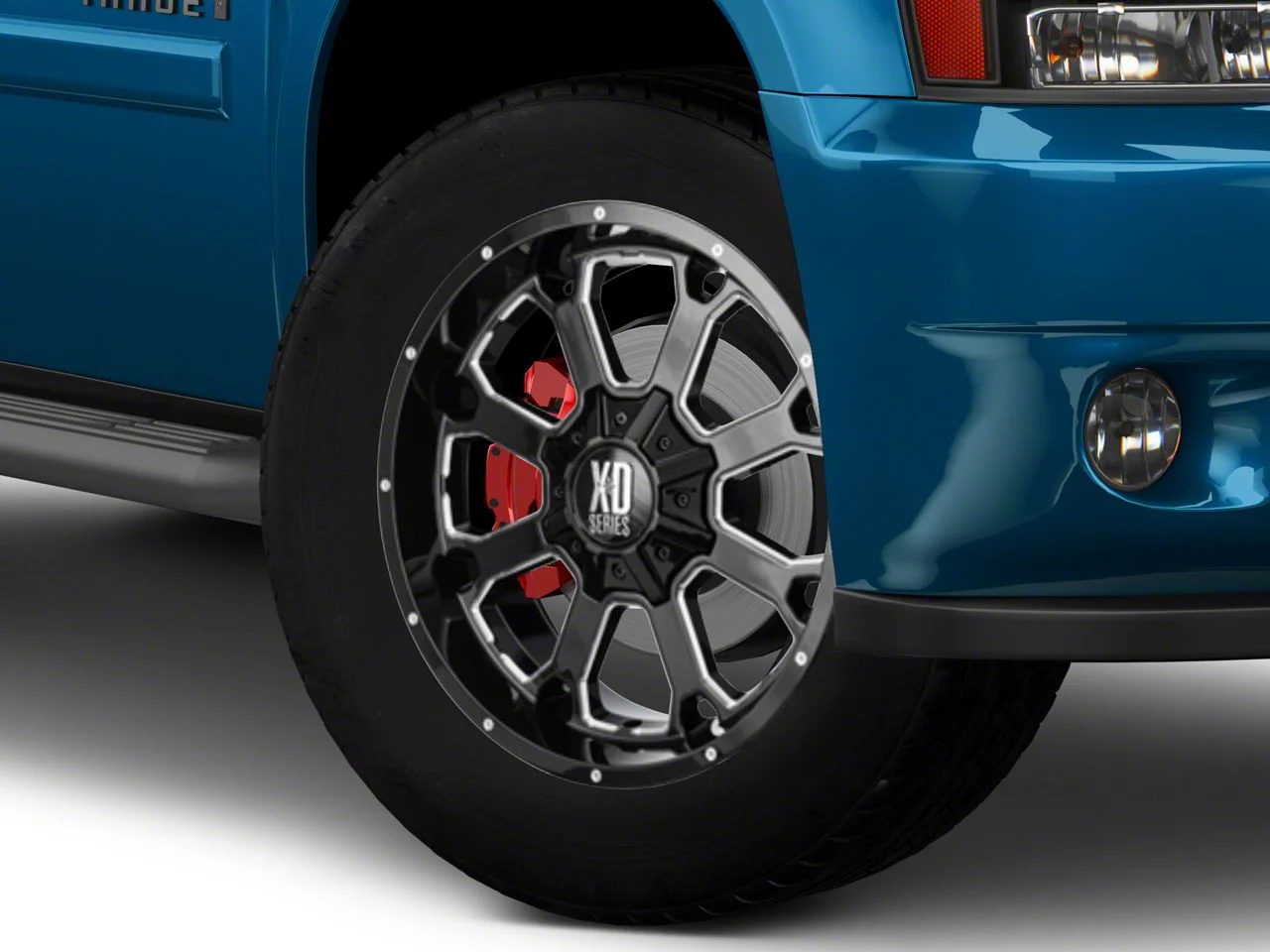 XD Buck 25 Gloss Black Milled 6-Lug Wheel; 20x10; -24mm Offset (07-14 Tahoe)