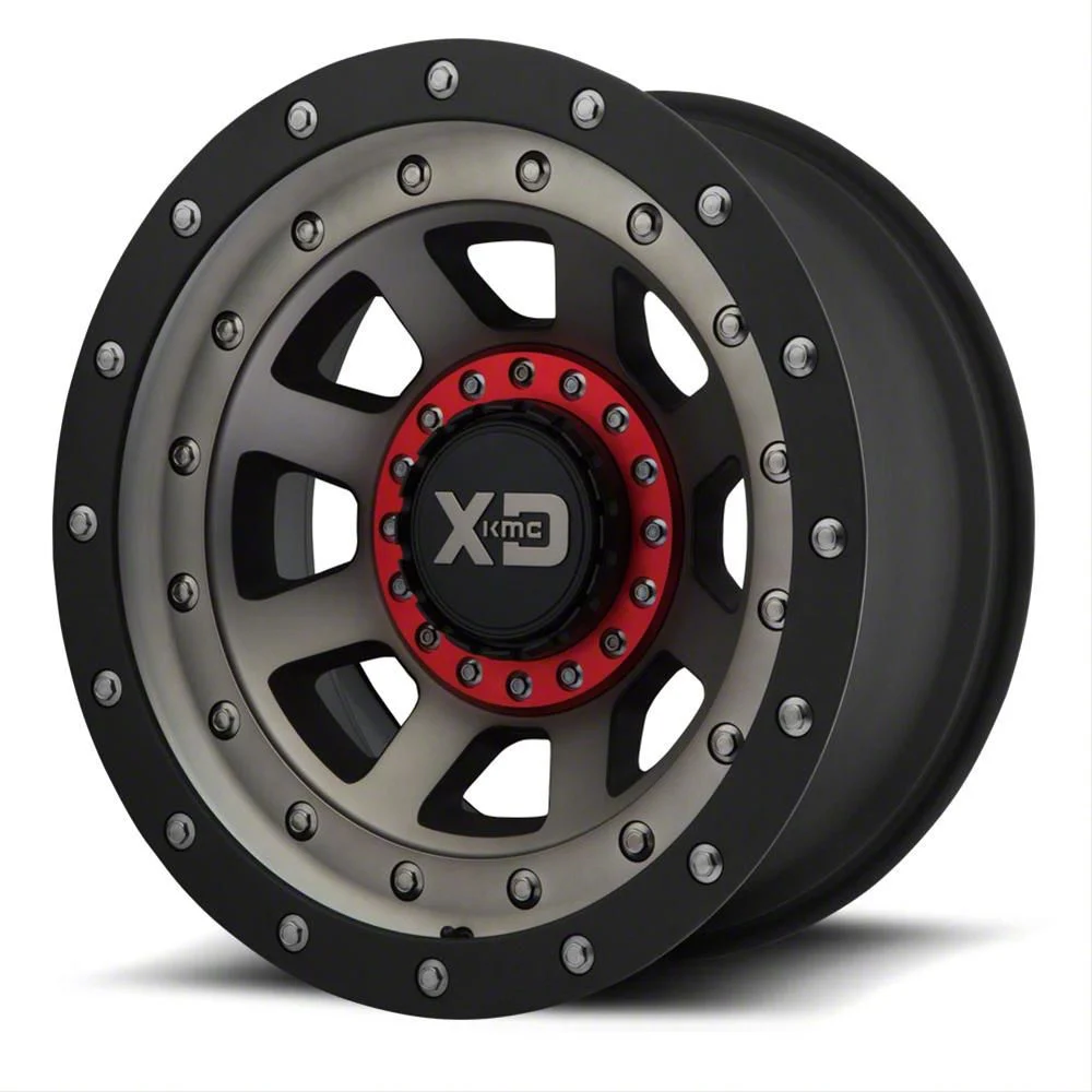 XD FMJ Satin Black with Dark Tint 6-Lug Wheel; 20x9; 0mm Offset (07-14 Tahoe)