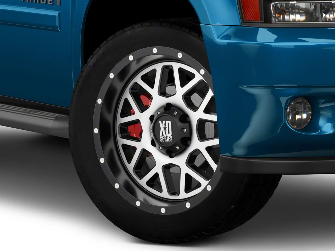 XD Grenade Satin Black Machined 6-Lug Wheel; 22x12; -44mm Offset (07-14 Tahoe)