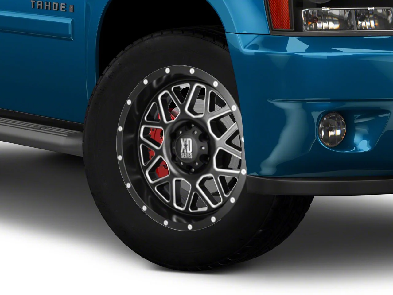XD Grenade Satin Black Milled 6-Lug Wheel; 20x9; 0mm Offset (07-14 Tahoe)