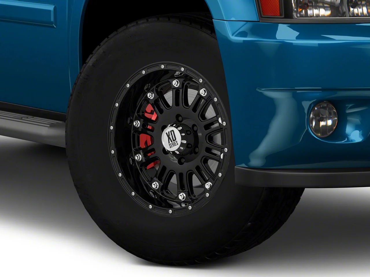 XD Hoss Gloss Black 6-Lug Wheel; 18x9; 18mm Offset (07-14 Tahoe)