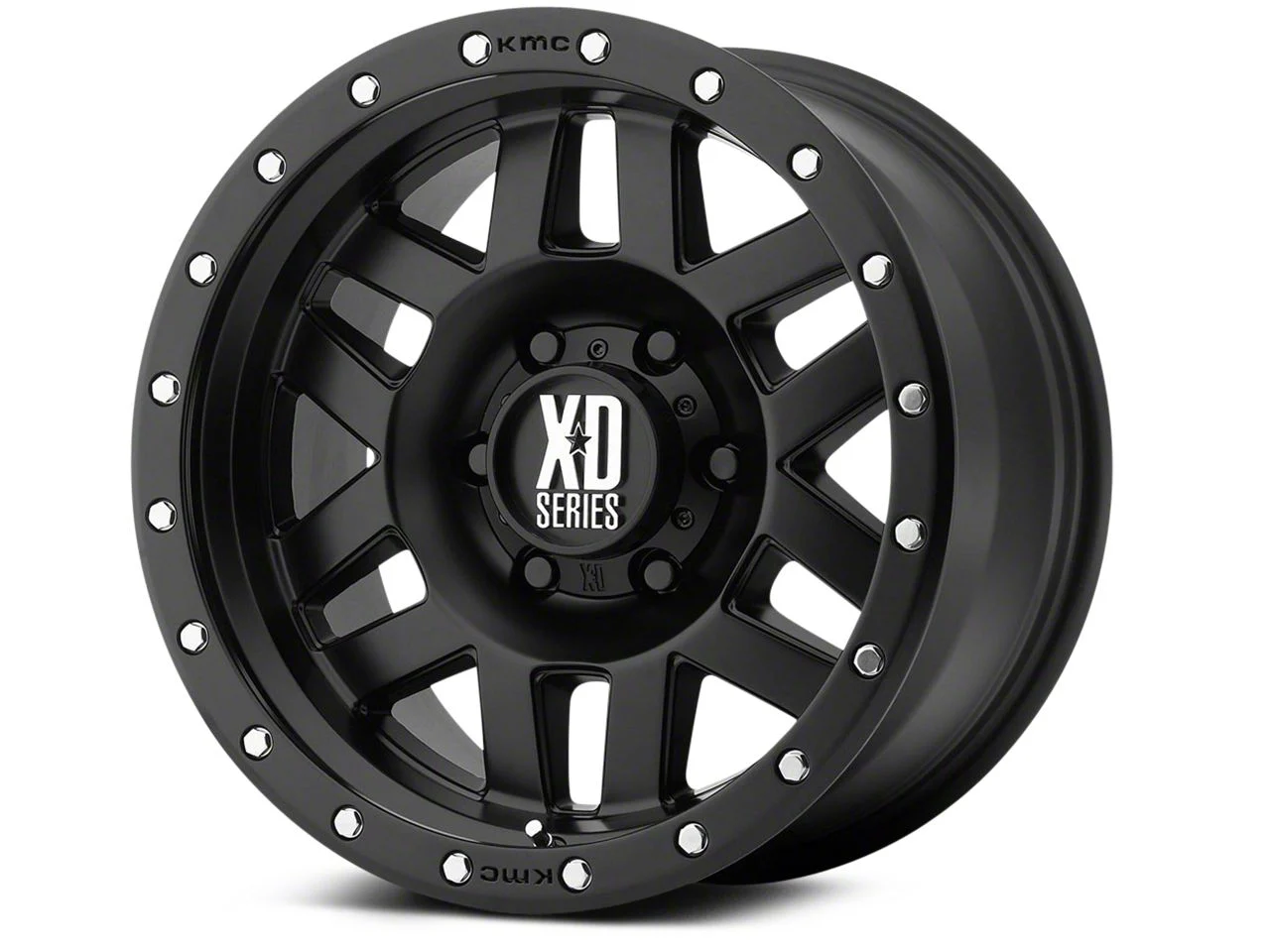 XD Machete Satin Black 6-Lug Wheel; 17x9; 18mm Offset (07-14 Tahoe)