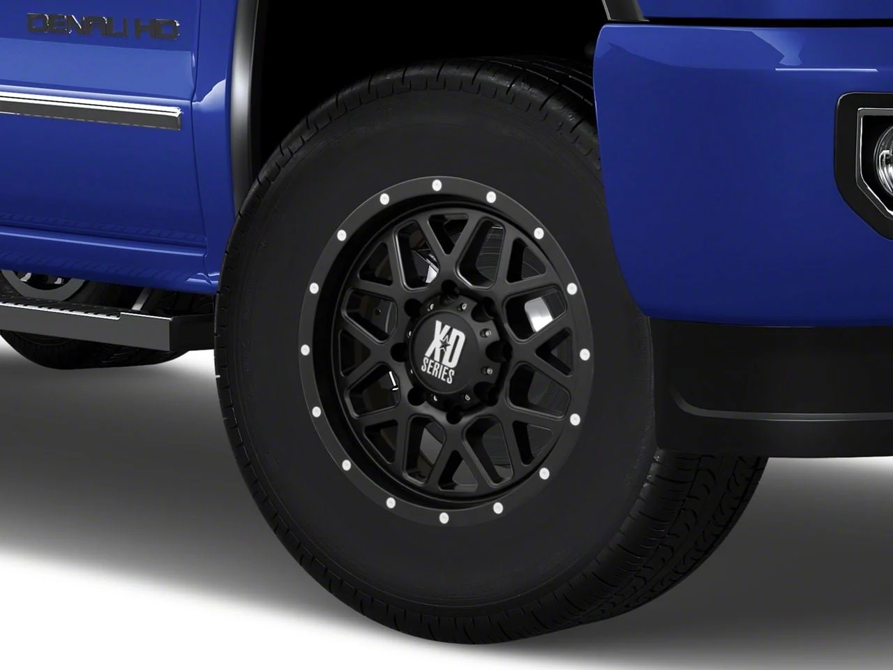 XD Grenade Satin Black 8-Lug Wheel; 18x9; 18mm Offset (15-19 Sierra 3500 HD SRW)