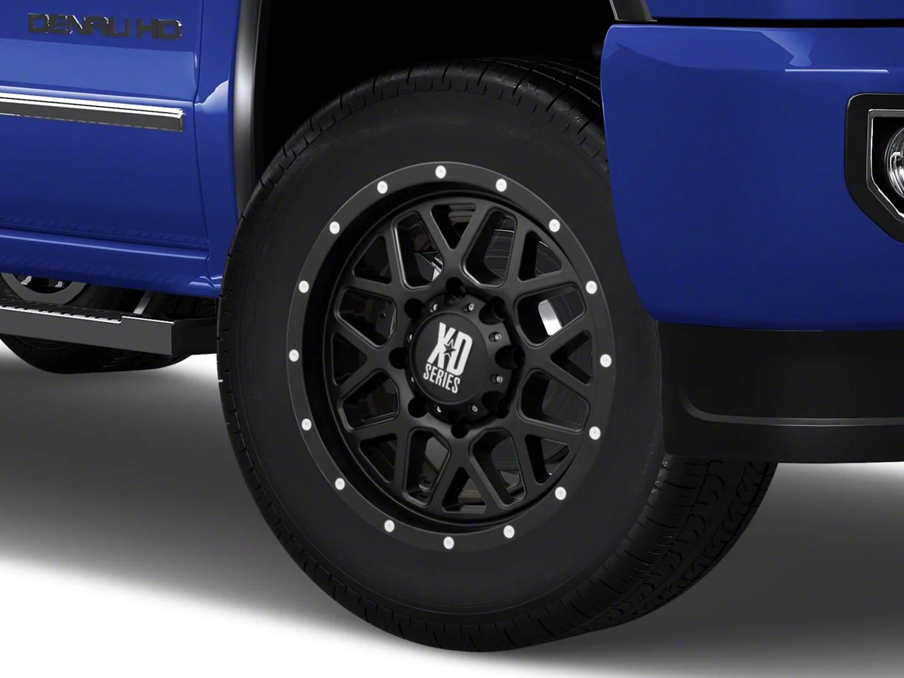 XD Grenade Satin Black 8-Lug Wheel; 20x9; 0mm Offset (15-19 Sierra 3500 HD SRW)