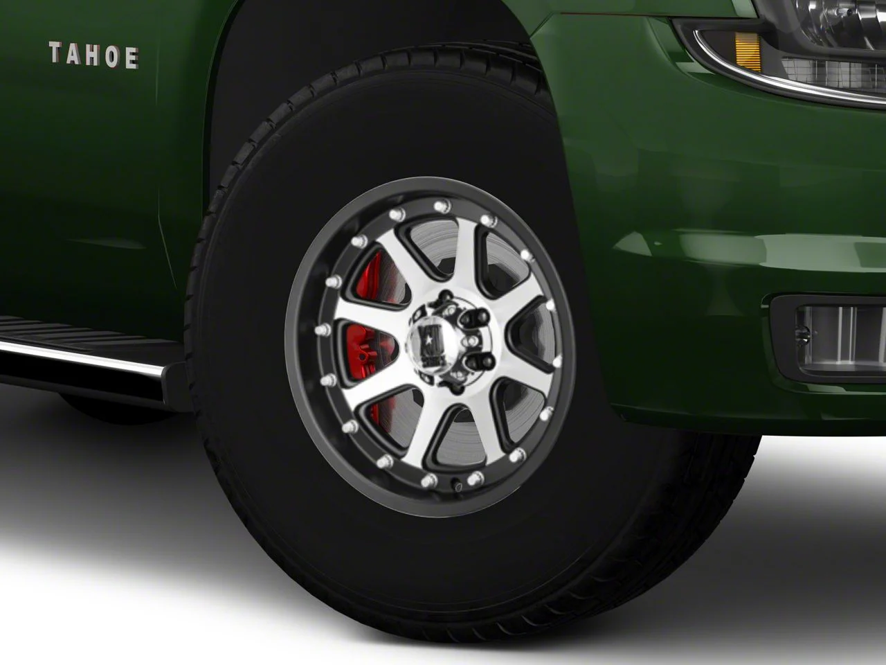 XD Addict Matte Black Machined 6-Lug Wheel; 17x9; 18mm Offset (15-20 Tahoe)