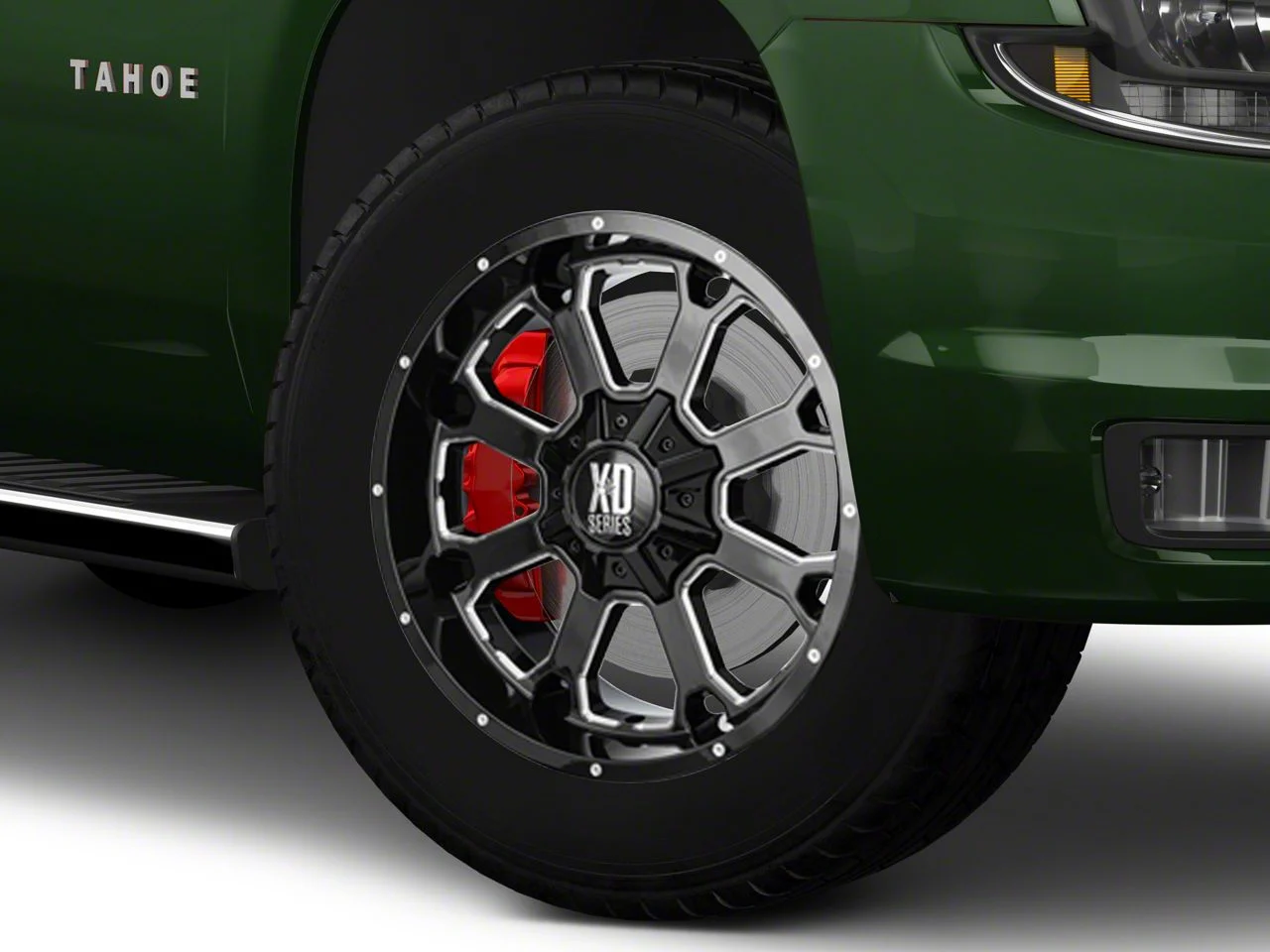 XD Buck 25 Gloss Black Milled 6-Lug Wheel; 20x9; 0mm Offset (15-20 Tahoe)