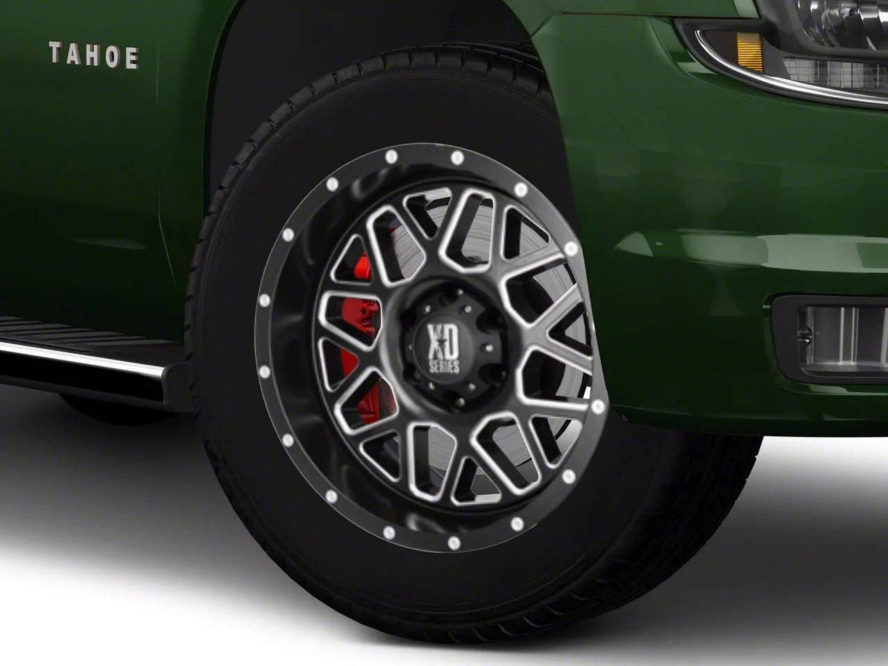 XD Grenade Satin Black Milled 6-Lug Wheel; 20x9; 0mm Offset (15-20 Tahoe)