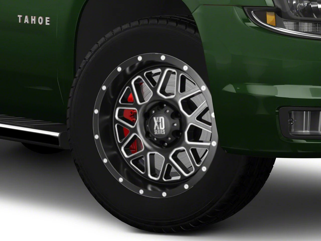 XD Grenade Satin Black Milled 6-Lug Wheel; 20x9; 18mm Offset (15-20 Tahoe)