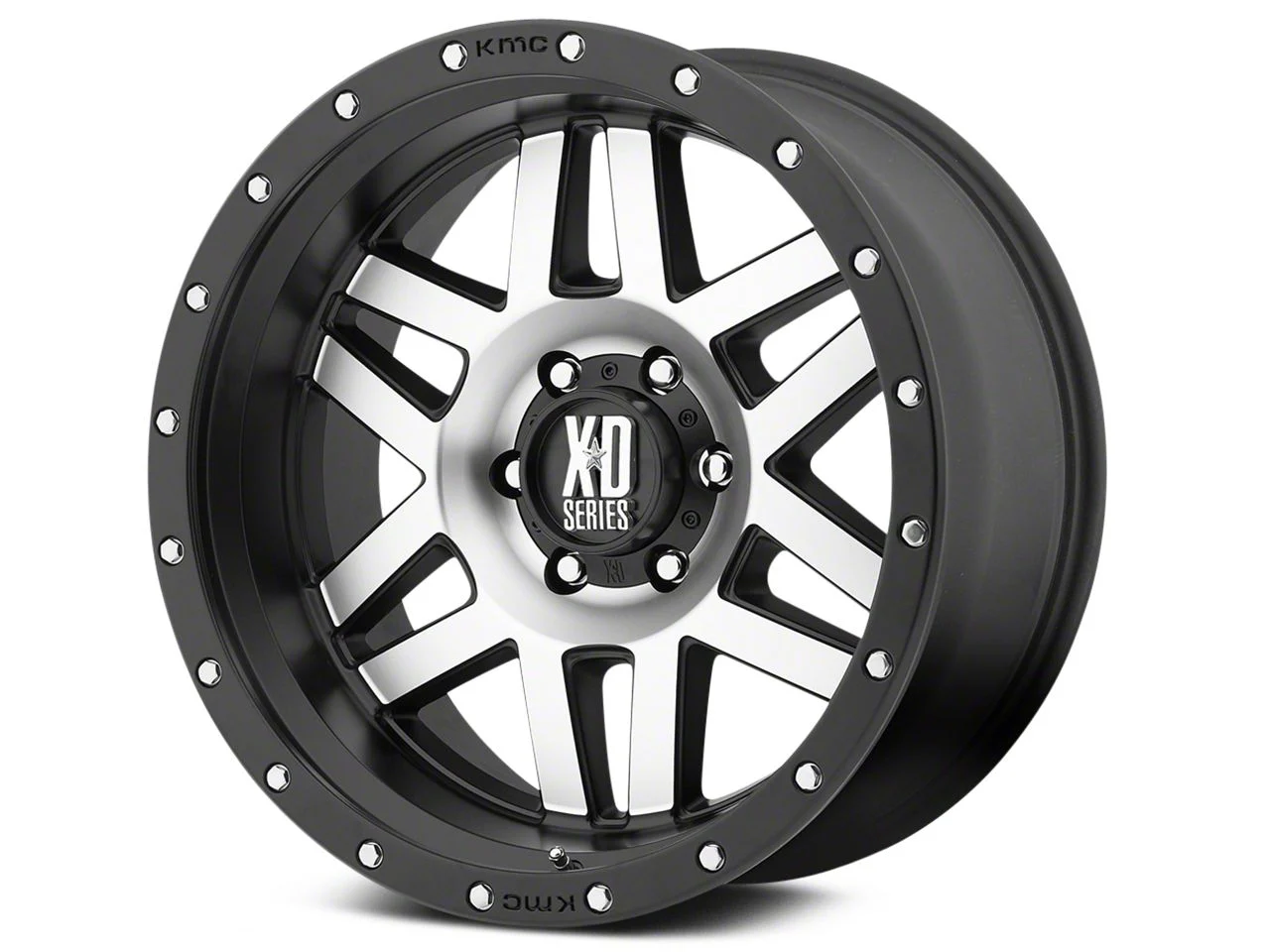 XD Machete Black Machined 6-Lug Wheel; 20x9; 0mm Offset (15-20 Tahoe)
