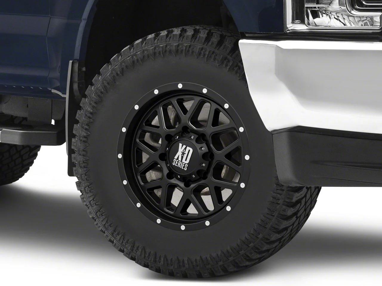 XD Grenade Satin Black 8-Lug Wheel; 18x9; -12mm Offset (17-22 F-350 Super Duty SRW)