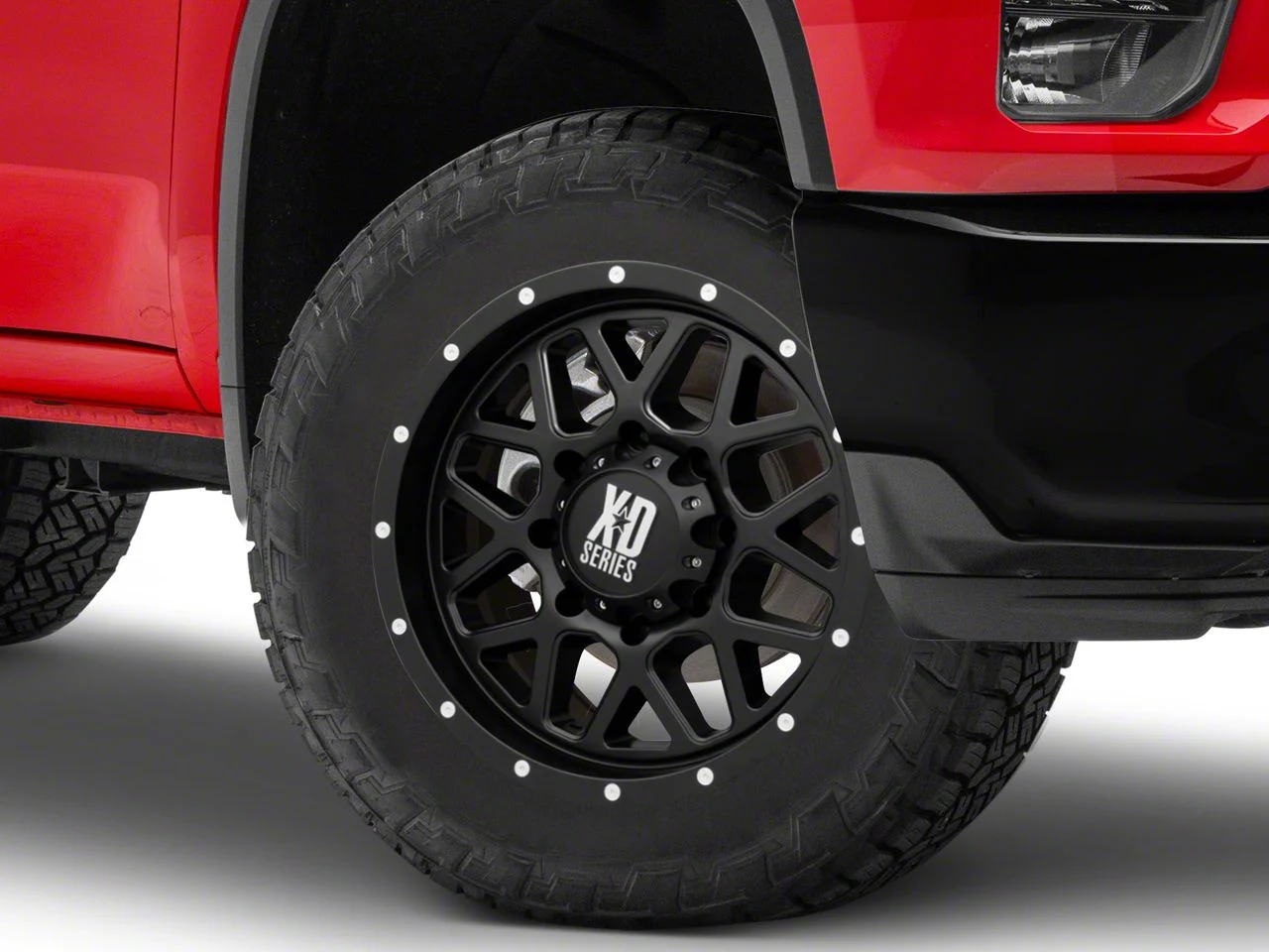 XD Grenade Satin Black 8-Lug Wheel; 20x9; 0mm Offset (20-26 Silverado 3500 HD SRW)