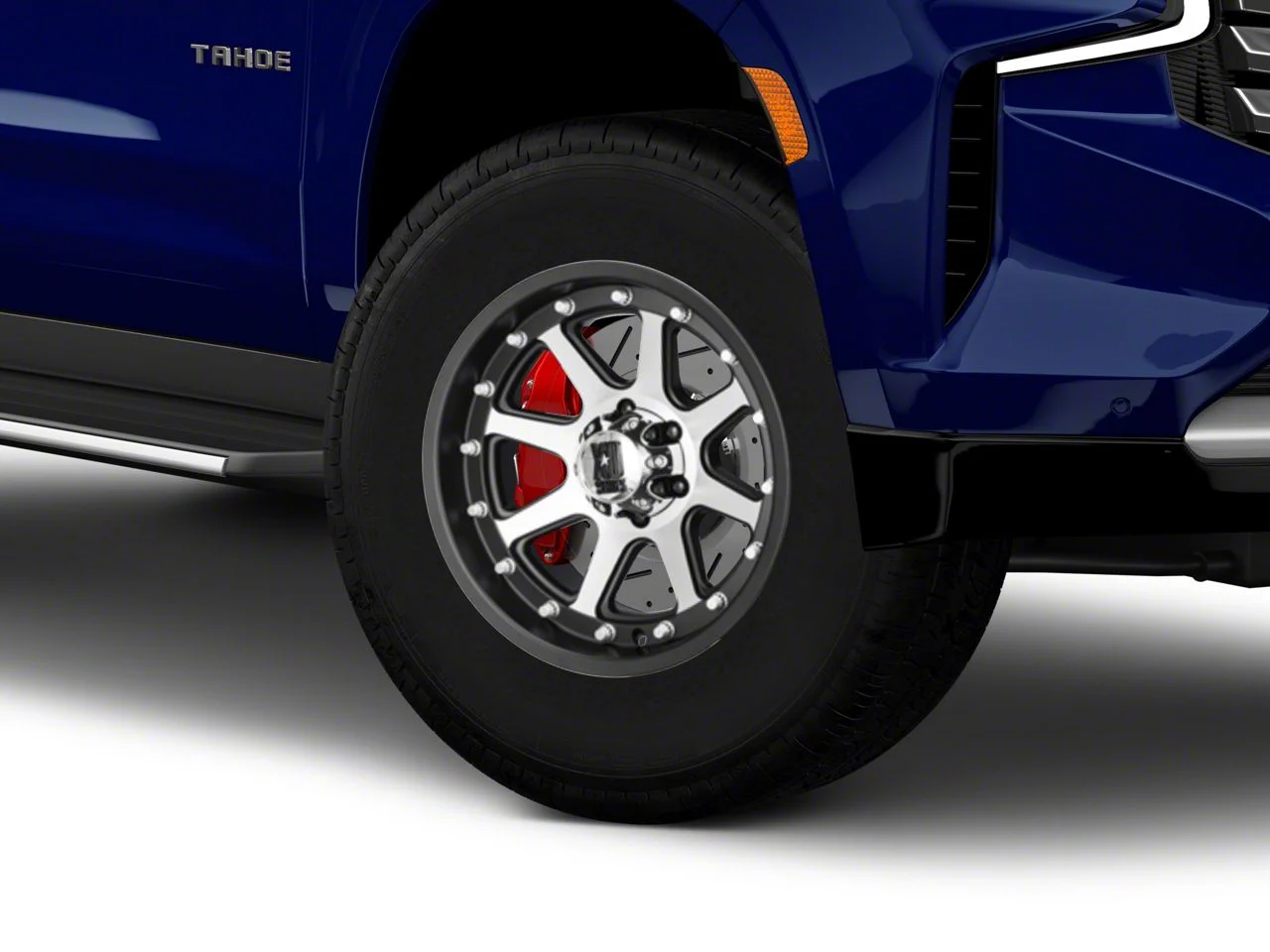 XD Addict Matte Black Machined 6-Lug Wheel; 17x9; 18mm Offset (21-26 Tahoe)