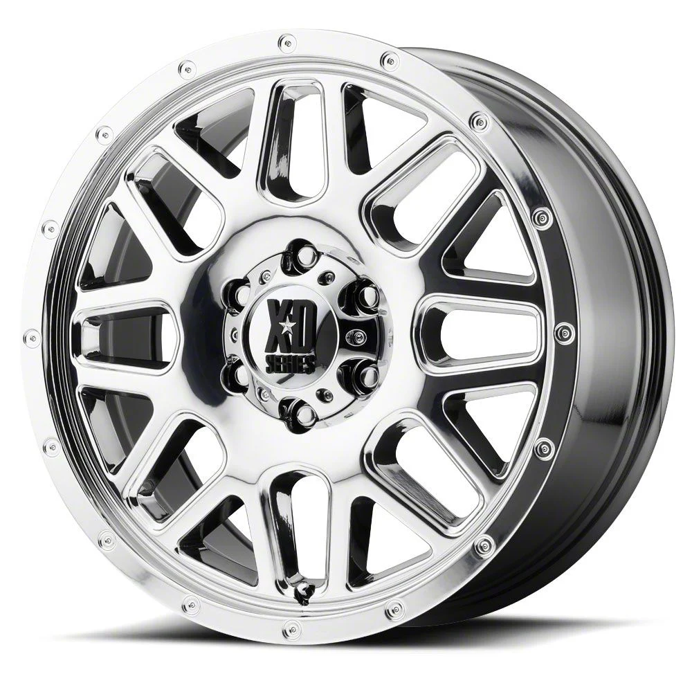 XD Grenade Chrome 6-Lug Wheel; 22x10; -24mm Offset (21-26 Tahoe)