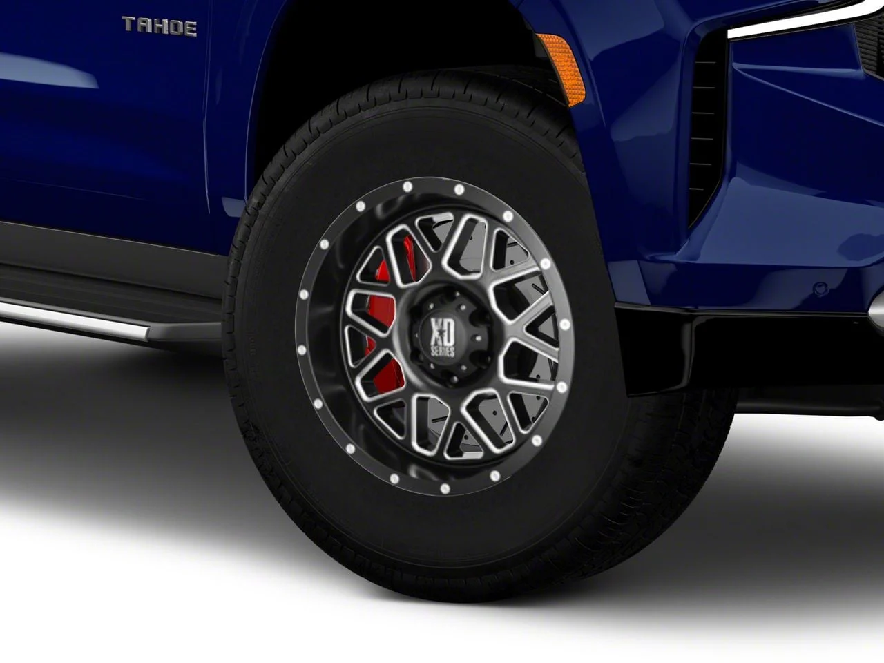 XD Grenade Satin Black Milled 6-Lug Wheel; 18x9; -12mm Offset (21-26 Tahoe)