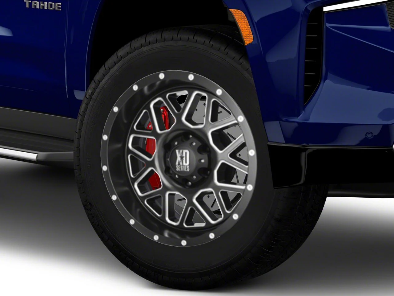 XD Grenade Satin Black Milled 6-Lug Wheel; 20x10; -24mm Offset (21-26 Tahoe)