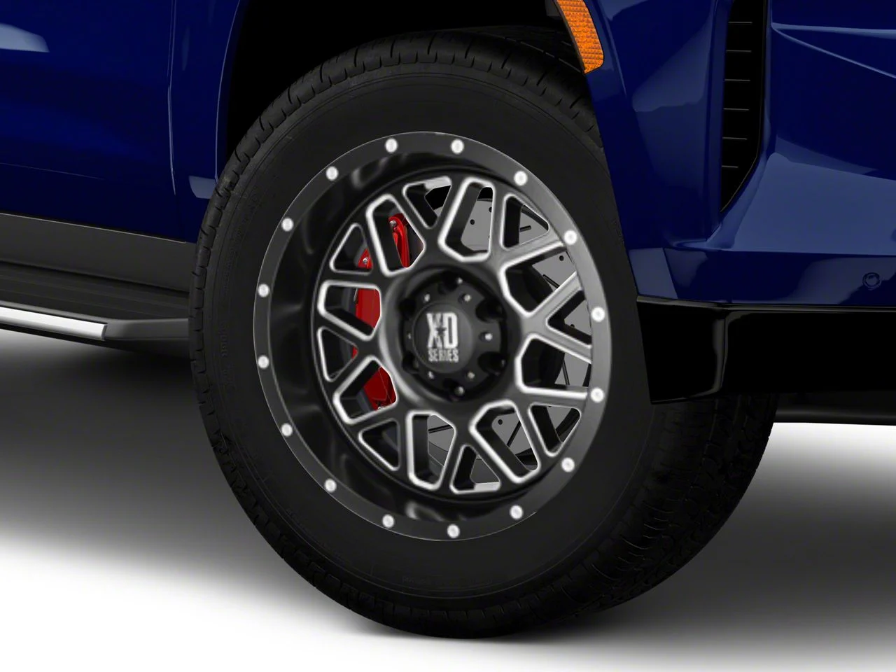 XD Grenade Satin Black Milled 6-Lug Wheel; 20x9; 18mm Offset (21-26 Tahoe)