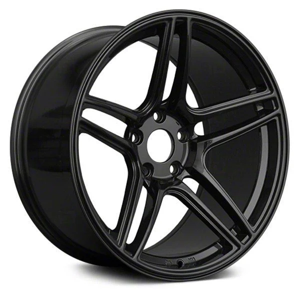 572 Black Wheel; 18x8.5; 25mm Offset (24-26 Mustang EcoBoost w/o Performance Pack)