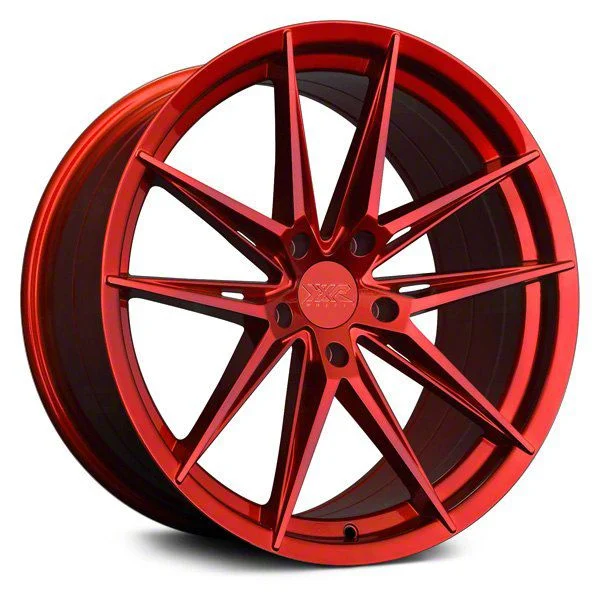577 Candy Red Wheel; 18x8.5; 35mm Offset (24-26 Mustang EcoBoost w/o Performance Pack)