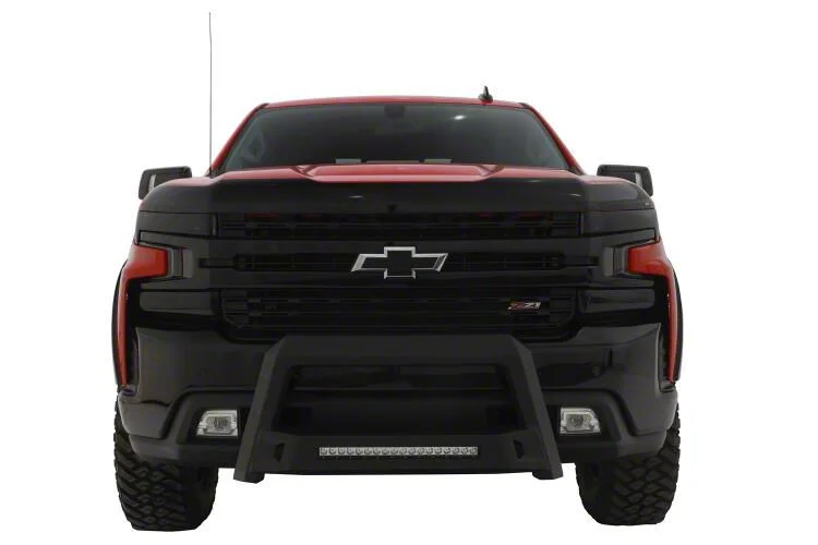 Revolution Bull Bar with LED Light Bar; Black (07-20 Yukon)