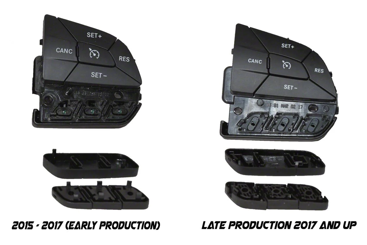 ZAutomotive Aux Buttons; Style A (03/15-17.5 Charger)