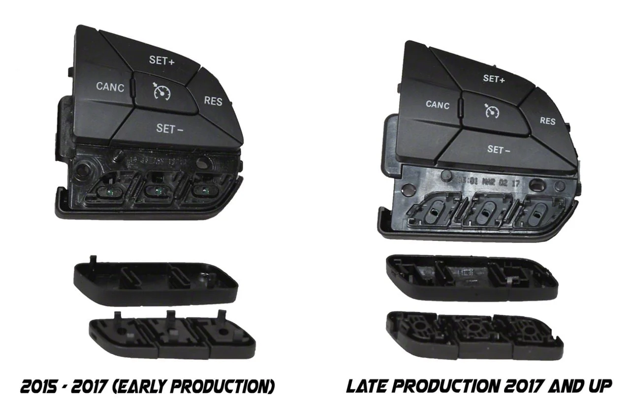 ZAutomotive Aux Buttons; Style B (17.5-23 Charger)