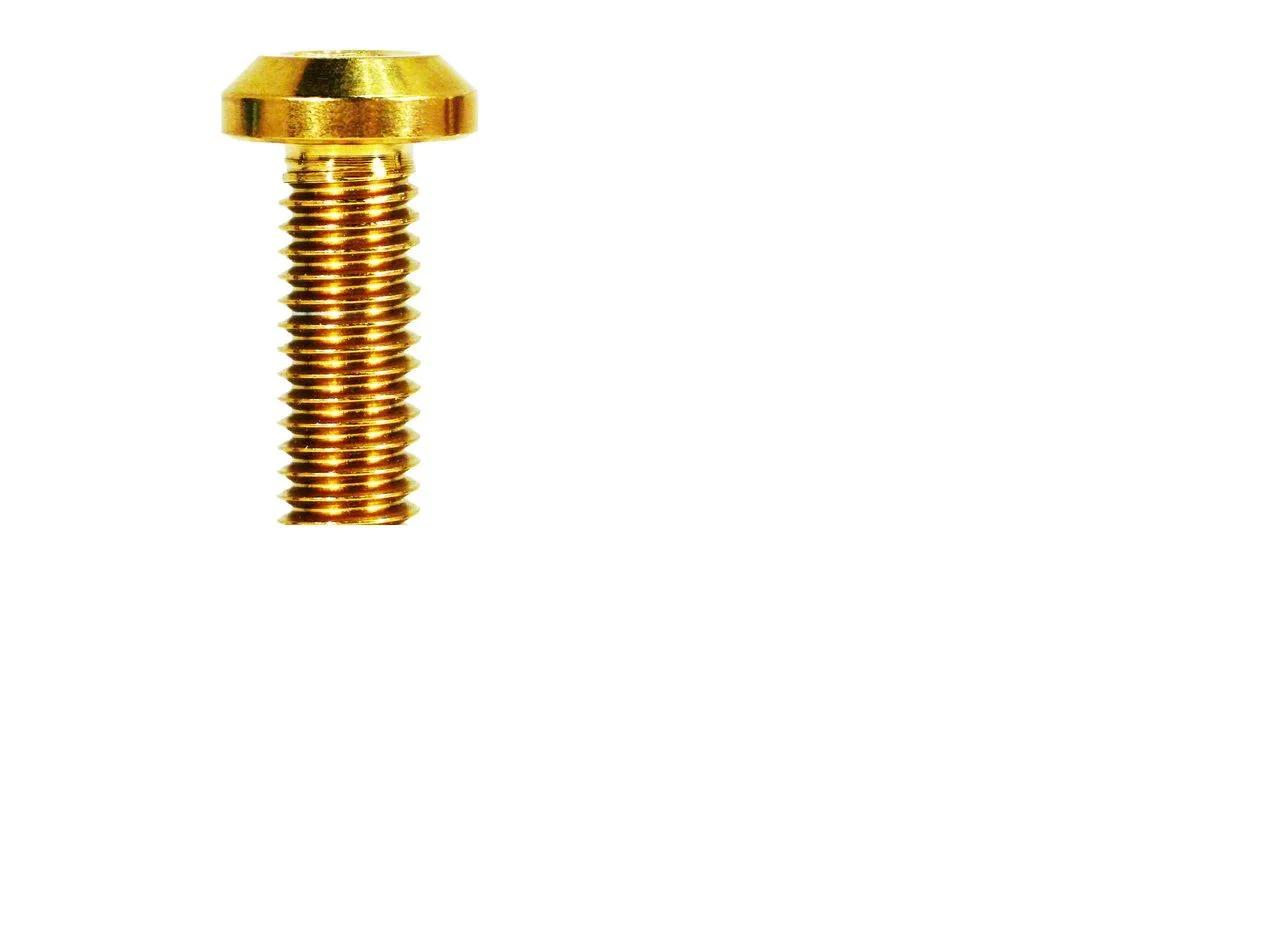 ZSPEC Design Coil Packs Fastener Kit; Titanium; Gold (16-24 Camaro LT1, SS)