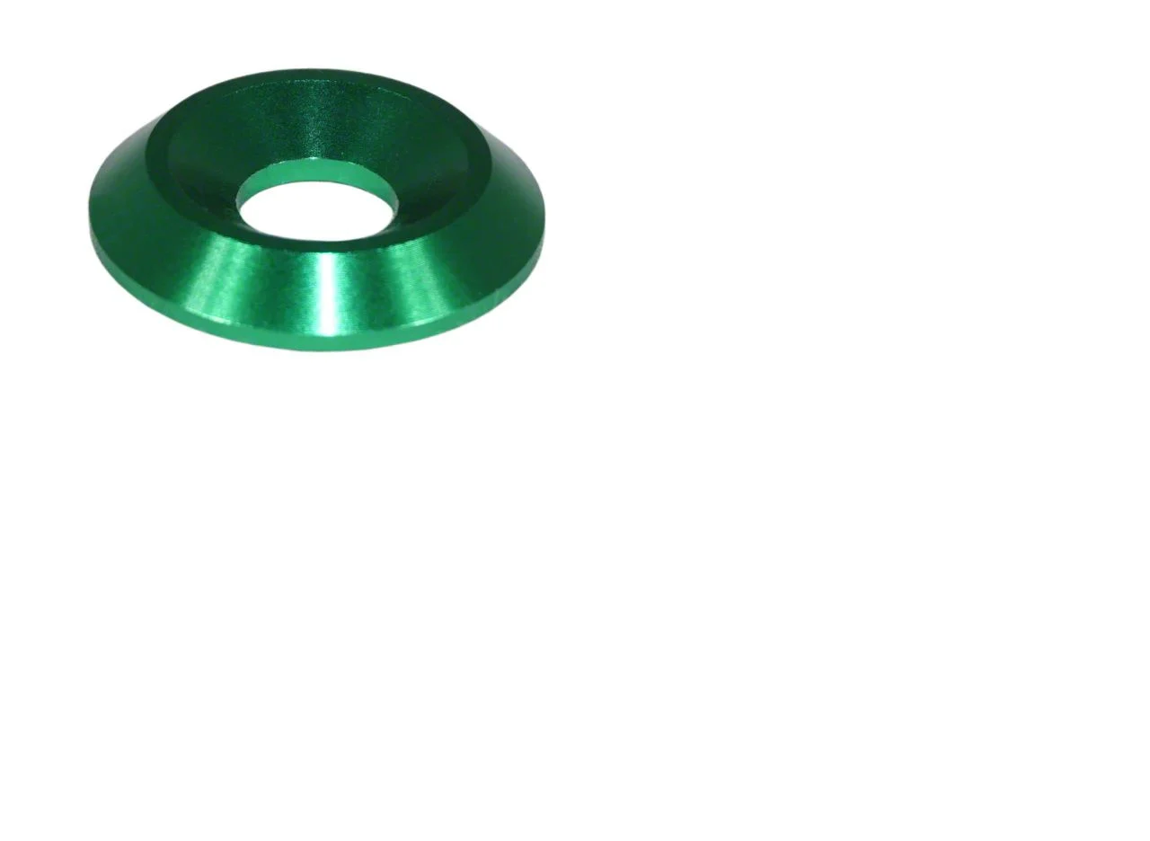 ZSPEC Design Stage 3 Dress Up Bolts Fastener Kit; Stainless and Billet; Green (09-10 3.5L Challenger)