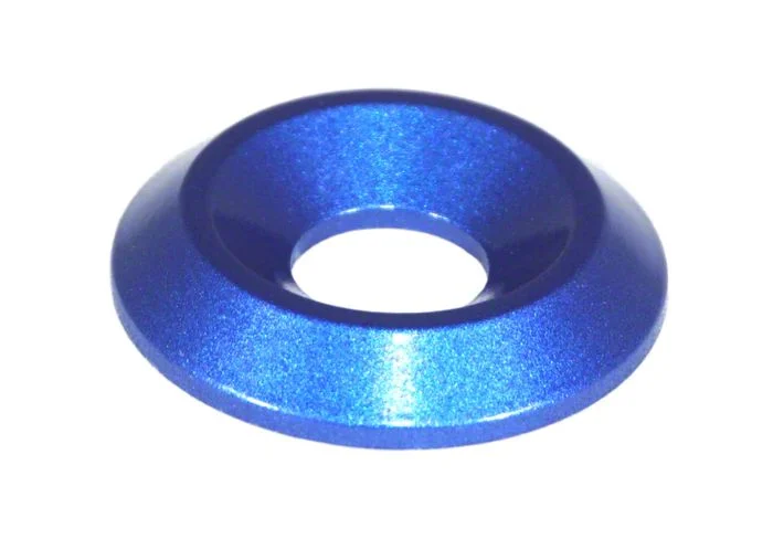 ZSPEC Design Dress Up Bolts Fastener Kit; Stainless and Billet; Dark Blue (15-23 Mustang GT)