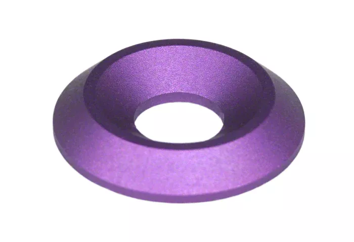 ZSPEC Design Dress Up Bolts Fastener Kit; Stainless and Billet; Matte Purple (15-23 Mustang GT)