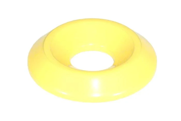ZSPEC Design Stage 3 Dress Up Bolts Fastener Kit; Stainless and Billet; Gloss Yellow (05-10 Mustang V6)