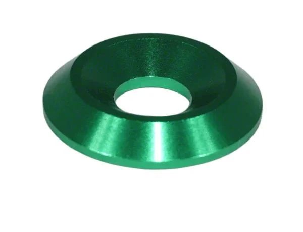 ZSPEC Design Stage 3 Dress Up Bolts Fastener Kit; Stainless and Billet; Green (05-10 Mustang V6)